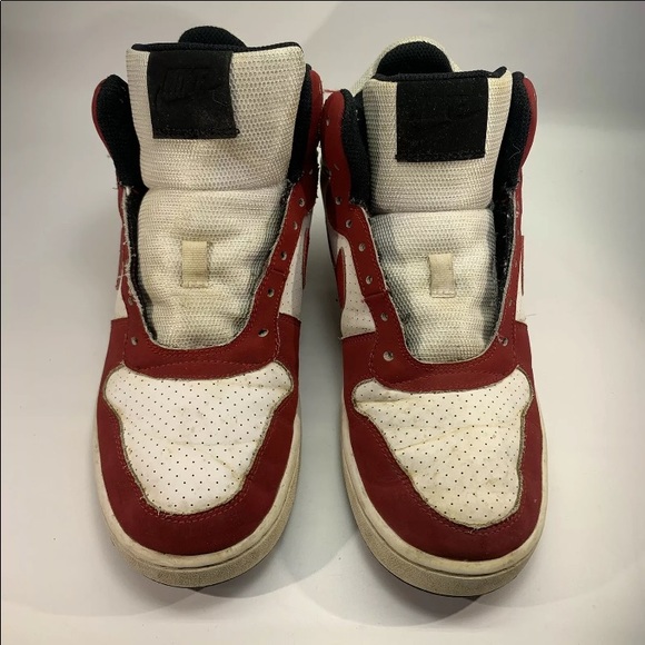 Nike Shoes Nike Court Borough Red White Black Chicago Hi Top